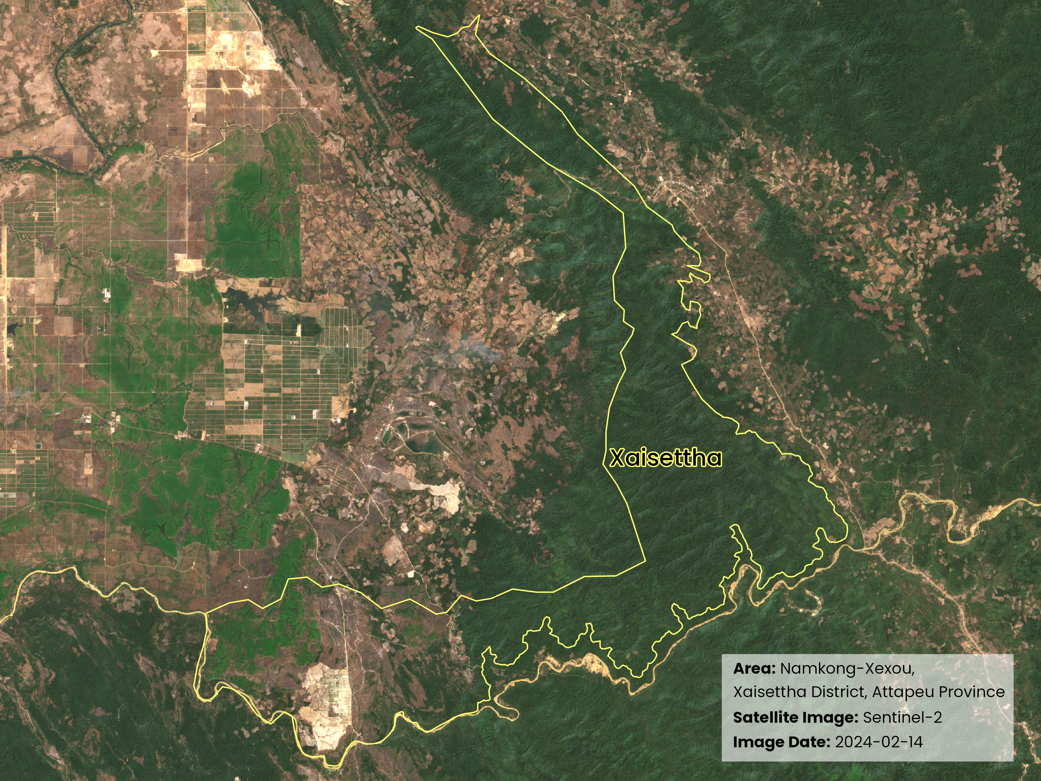 10_NamkongXexou_Attapeu_Xaiset_Sentinel-2_2024-02-14