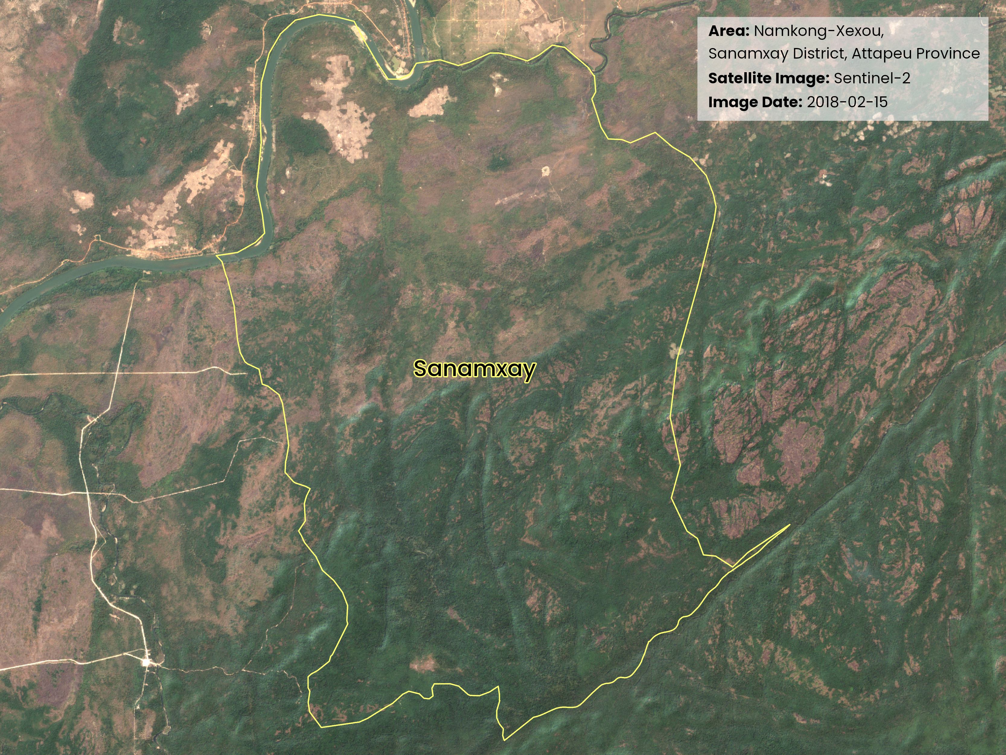 8_NamkongXexou_Attapeu_Sanamxa_Sentinel-2_2018-02-15
