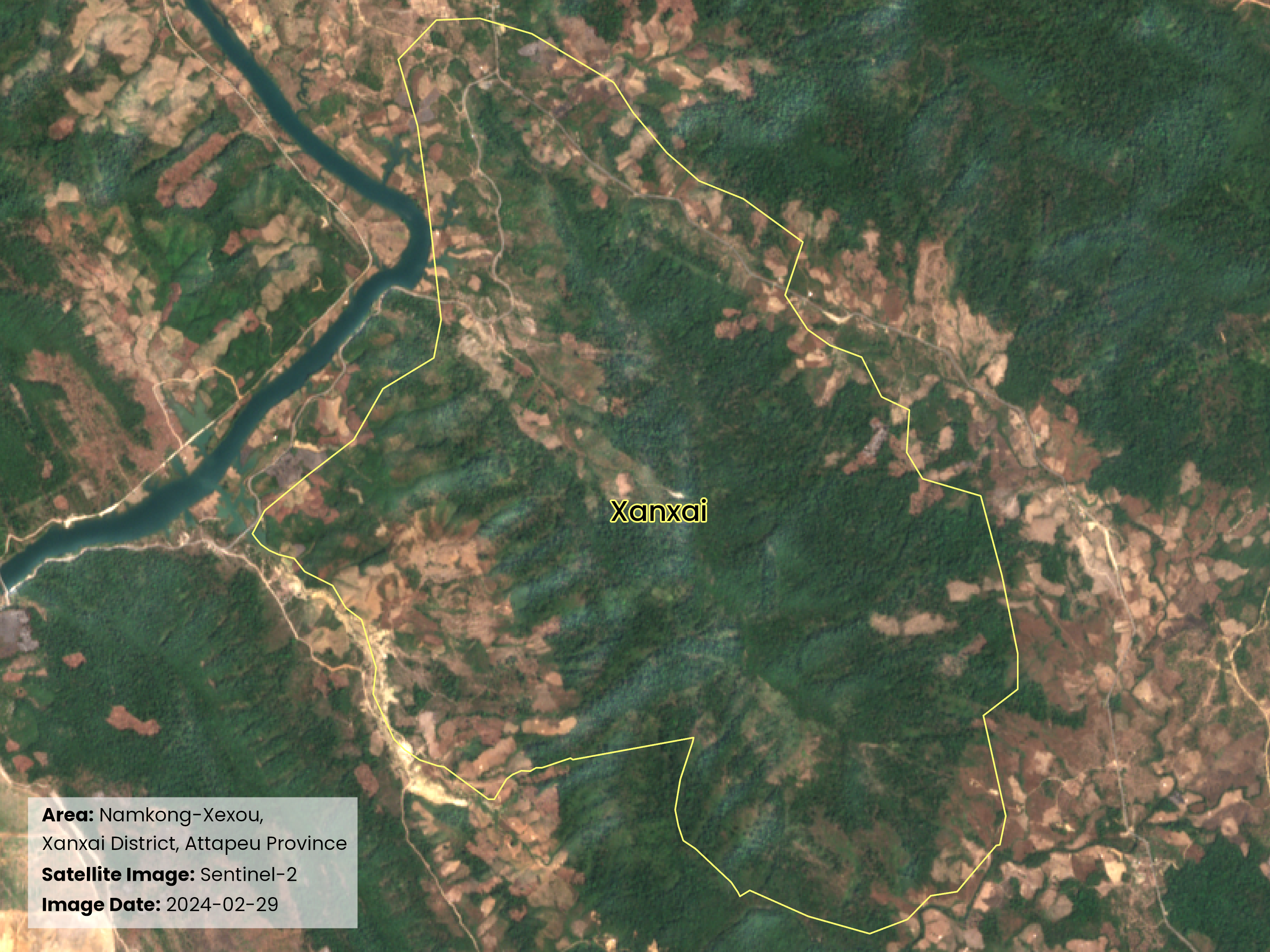 9_NamkongXexou_Attapeu_Xanxai_Sentinel-2_2024-02-29